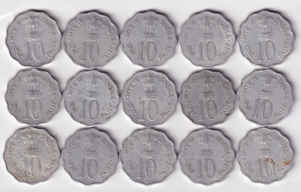 India 10 Paise 1978 FAO - Food and Shelter Rare Commemorative Coin