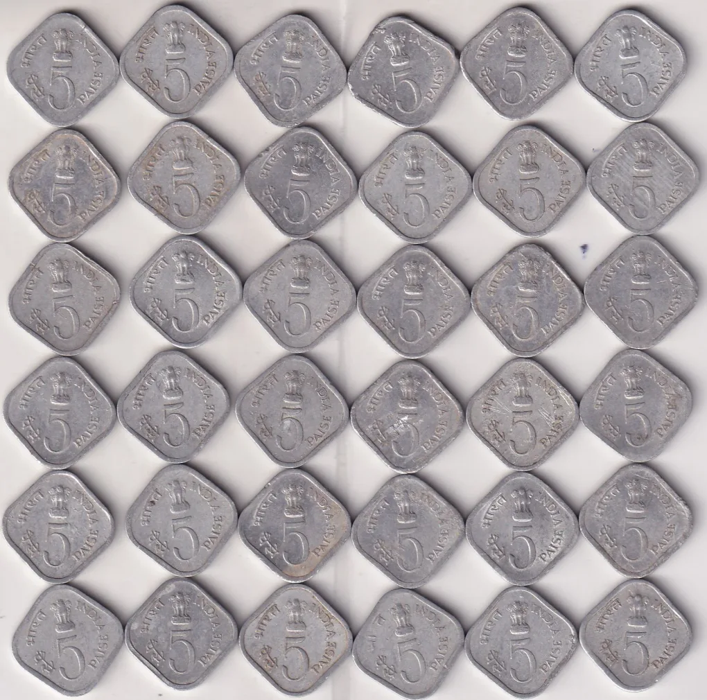 India 5 Paise FAO 1978 Rare Commemorative Coin