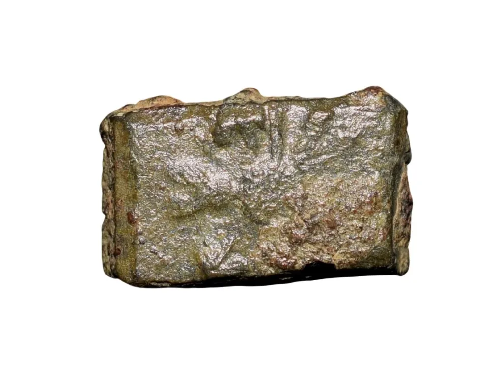 Copper Coin of Pre-Satavahana(2nd Cen. BC) from Vidarbha(Paoni) Region with Gaja-Abhisheka-Sreevatsa Ext. Rare