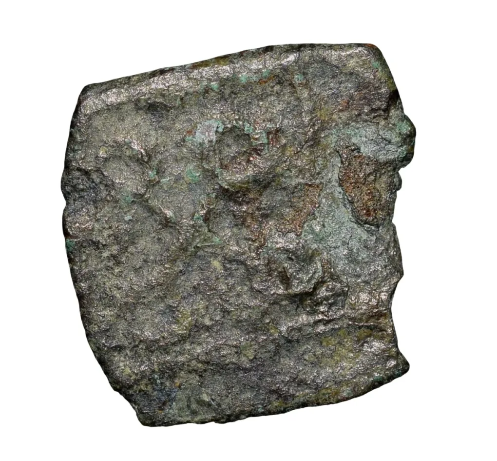 Copper Coin of Satakarni of Satavahana Dynasty(1st Cen. BC) from Junnar Lion Type Rare