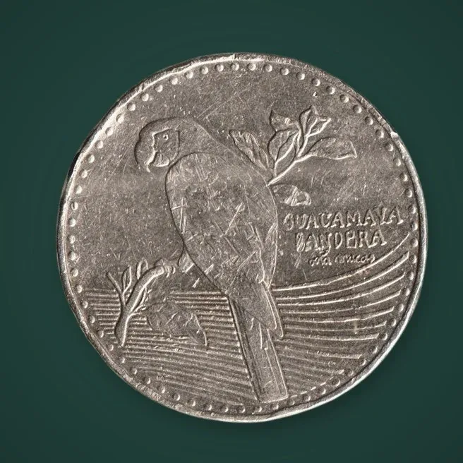 Rare Colombia 200 Pesos 2016 Guacamaya Bandera Scarlet Macaw Republica de Colombia World Coin # A1075