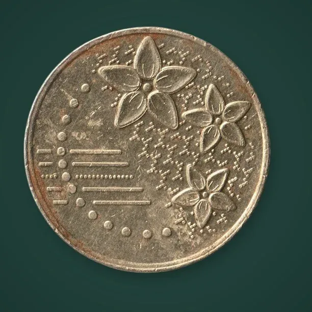 Rare Malaysia 20 Sen 2013 Bank Negara Malaysia Third Series Hibiscus Flower World Coin of Malaysia Coin # A1077
