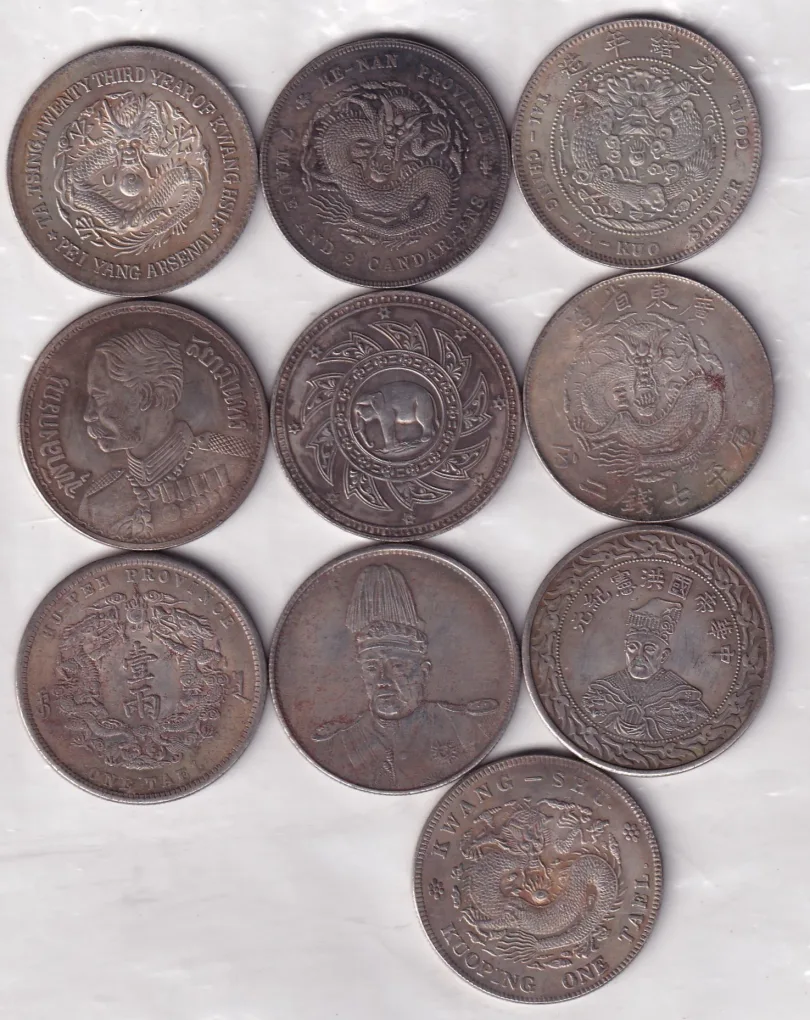 10 DIFFERENT CHINA OLD TOKEN