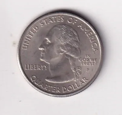 United States  ¼ Dollar 2001 "Washington Quarter" New York Commemorative issue Rare Colored Coin