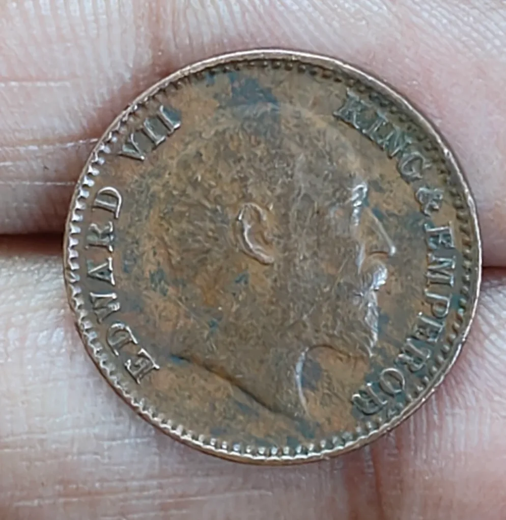 British-India 1/12 Anna (Edward VII) 1905 Rare High Grade Coin