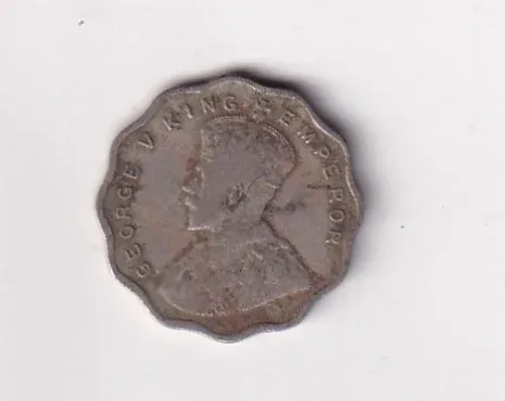 India - British 1 Anna 1936 - George V Rare Coin